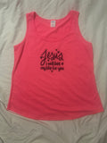 Jesus hot pink tank top