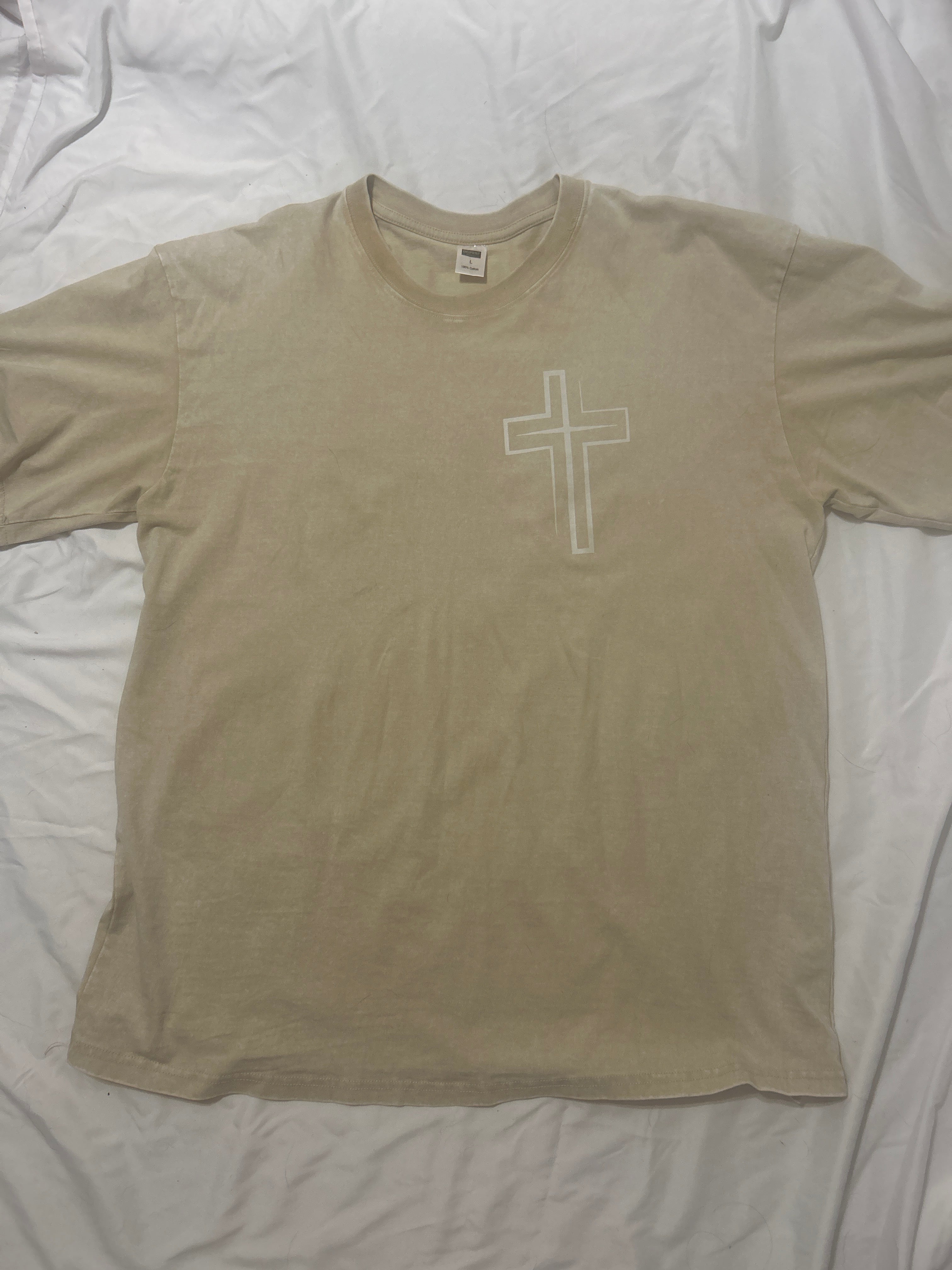 “The Cross” t- shirt. Adult large